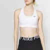Nike Performance Damen BRA - Sport-BH Mit Mittlerer Stützkraft - White/black