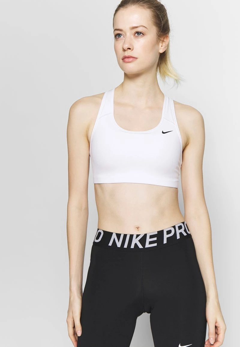 Nike Performance Damen BRA - Sport-BH Mit Mittlerer Stützkraft - White/black 1 Nike Performance Damen BRA - Sport-BH Mit Mittlerer Stützkraft - White/black