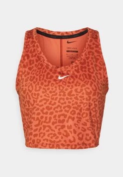 Nike Performance Damen ONE SLIM - Top - Madder Root/white