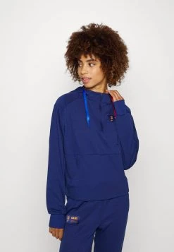 Nike Performance Damen FC BARCELONA TRAVEL HOODIE - Vereinsmannschaften - Blue Void/vivid Orange