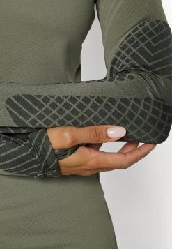 Nike Performance Damen STRIKE DRILL - Langarmshirt - Medium Olive/white -Angebote Nike Store 010a54fa51ae452e890821936787e840