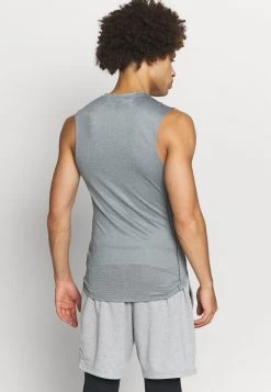Nike Performance Herren M NP TOP SL TIGHT - Sport T-shirt - Smoke Grey/light Smoke Grey/black -Angebote Nike Store 011f0b53776f4433a483d77e8f20bb5f