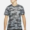 Nike Performance Herren TEE CAMO - T-Shirt Print - Grau