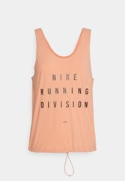 Nike Performance Damen RUN TANK - Top - Light Madder Root/black -Angebote Nike Store 018e5e8651524b1eb908d274730ed936