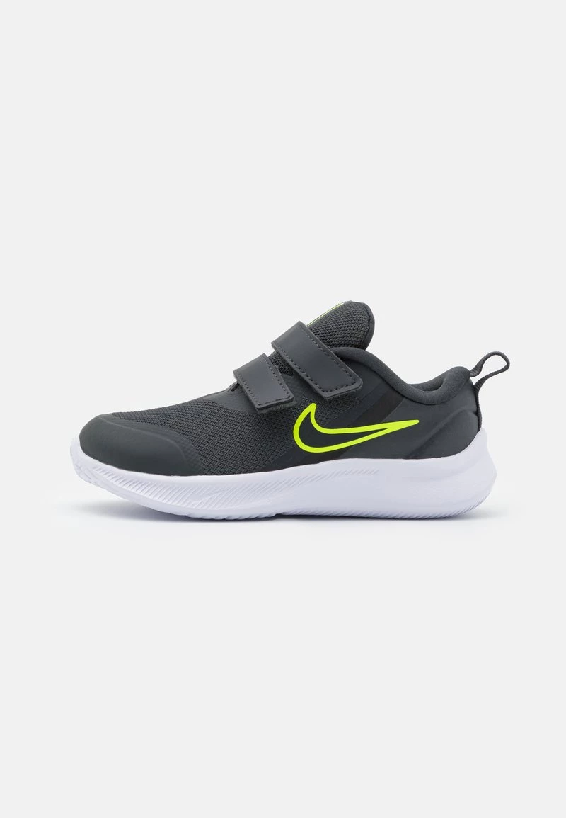 Nike Performance STAR RUNNER 3 UNISEX - Laufschuh Neutral - Dark Smoke Grey/black 1 Nike Performance STAR RUNNER 3 UNISEX - Laufschuh Neutral - Dark Smoke Grey/black