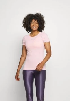 Nike Performance Damen AURA SLIM - Sport T-shirt - Pink Glaze/silver