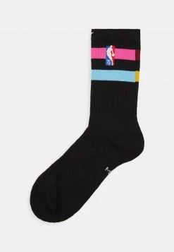 Nike Performance Herren NBA MIAMI HEAT MOMENTS MIXTAPES CITY EDITION CREW SOCKS - Sportsocken - Black/laser Fuchsia/blue Gale/white