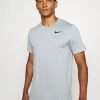 Nike Performance Herren T-Shirt Basic - Smoke Grey/light Smoke Grey/heather/black