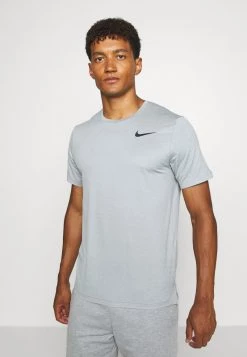 Nike Performance Herren T-Shirt Basic - Smoke Grey/light Smoke Grey/heather/black