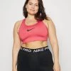 Nike Performance Damen NIKE SPORT-BH MIT MITTLEREM HALT OHNE POLSTER (GROSSE GRÖSSE) - Sport-BH Mit Mittlerer Stützkraft - Archaeo Pink/black