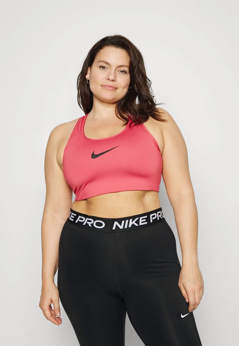 Nike Performance Damen NIKE SPORT-BH MIT MITTLEREM HALT OHNE POLSTER (GROSSE GRÖSSE) - Sport-BH Mit Mittlerer Stützkraft - Archaeo Pink/black 1 Nike Performance Damen NIKE SPORT-BH MIT MITTLEREM HALT OHNE POLSTER (GROSSE GRÖSSE) - Sport-BH Mit Mittlerer Stützkraft - Archaeo Pink/black