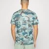 Nike Performance Herren TEE CAMO - T-Shirt Print - Ocean Cube