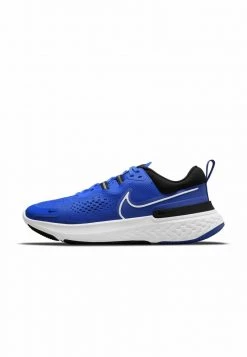 Nike Performance REACT MILER - Laufschuh Neutral - Hyper Royal/black/white | Herren