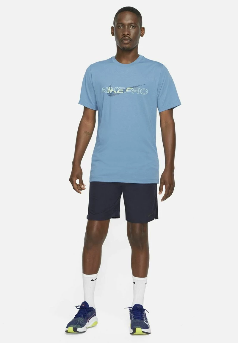 Nike Performance Herren PRO DRI-FIT FLEX REP - Kurze Sporthose - Obsidian/black 2 Nike Performance Herren PRO DRI-FIT FLEX REP - Kurze Sporthose - Obsidian/black – Bild 2