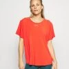 Nike Performance Damen ONE LUXE - T-Shirt Basic - Chile Red