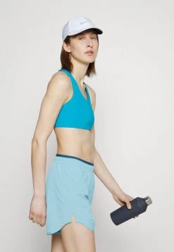 Nike Performance Damen TEMPO LUXE SHORT - Kurze Sporthose - Worn Blue/ash Green/silver -Angebote Nike Store 04f6812e589645e4be509d8d40ce777c