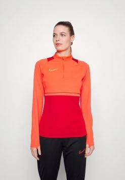 Nike Performance Damen ACADEMY DRIL - Sweatshirt - Gym Red/bright Crimson/volt