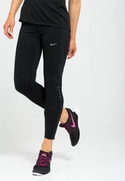 Nike Performance TECH - Tights - Black/reflective Silver | Damen -Angebote Nike Store 058d1b0dea034590b475a44447b220a7