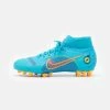 Nike Performance Herren MERCURIAL 8 PRO AG - Fußballschuh Nocken - Chlorine Blue/marina/laser Orange