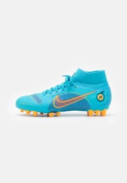 Nike Performance Herren MERCURIAL 8 PRO AG - Fußballschuh Nocken - Chlorine Blue/marina/laser Orange