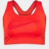 Nike Performance Damen BRA PLUS - Sport-BH Mit Mittlerer Stützkraft - Chile Red/university Red