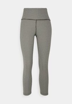 Nike Performance Damen GINGHAM CROP - Tights - Sail/black