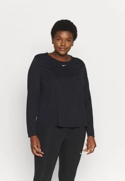 Nike Performance Damen ONE PLUS - Langarmshirt - Black/white