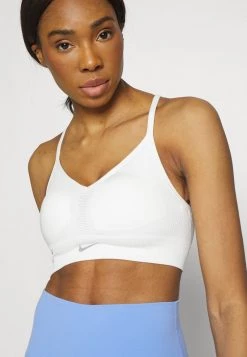 Nike Performance Damen INDY SEAMLESS BRA - Sport-BH Mit Leichter Stützkraft - Summit White/platinum Tint -Angebote Nike Store 0768f980fe4e44deb65d2a9d977d4d72
