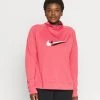 Nike Performance Damen RUN - Sport T-shirt - Archaeo Pink/black/silver/white