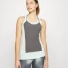 Nike Performance Damen LUXE TANK - Top - Mint Foam/medium Ash/particle Grey
