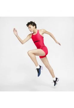 Nike Performance RACE UNITARD - Turnanzug - Bright Crimson/black/black/white | Damen -Angebote Nike Store 081402b5f3754ef38d7864fde83cd5c4