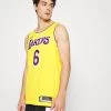 Nike Performance Herren NBA LOS ANGELES LAKERS LEBRON JAMES ICON SWINGMAN - NBA-Trikot - Gelb/lila
