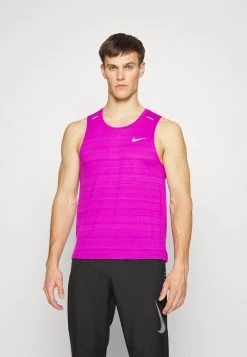 Nike Performance Herren MILER TANK - Top - Vivid Purple/reflective Silv