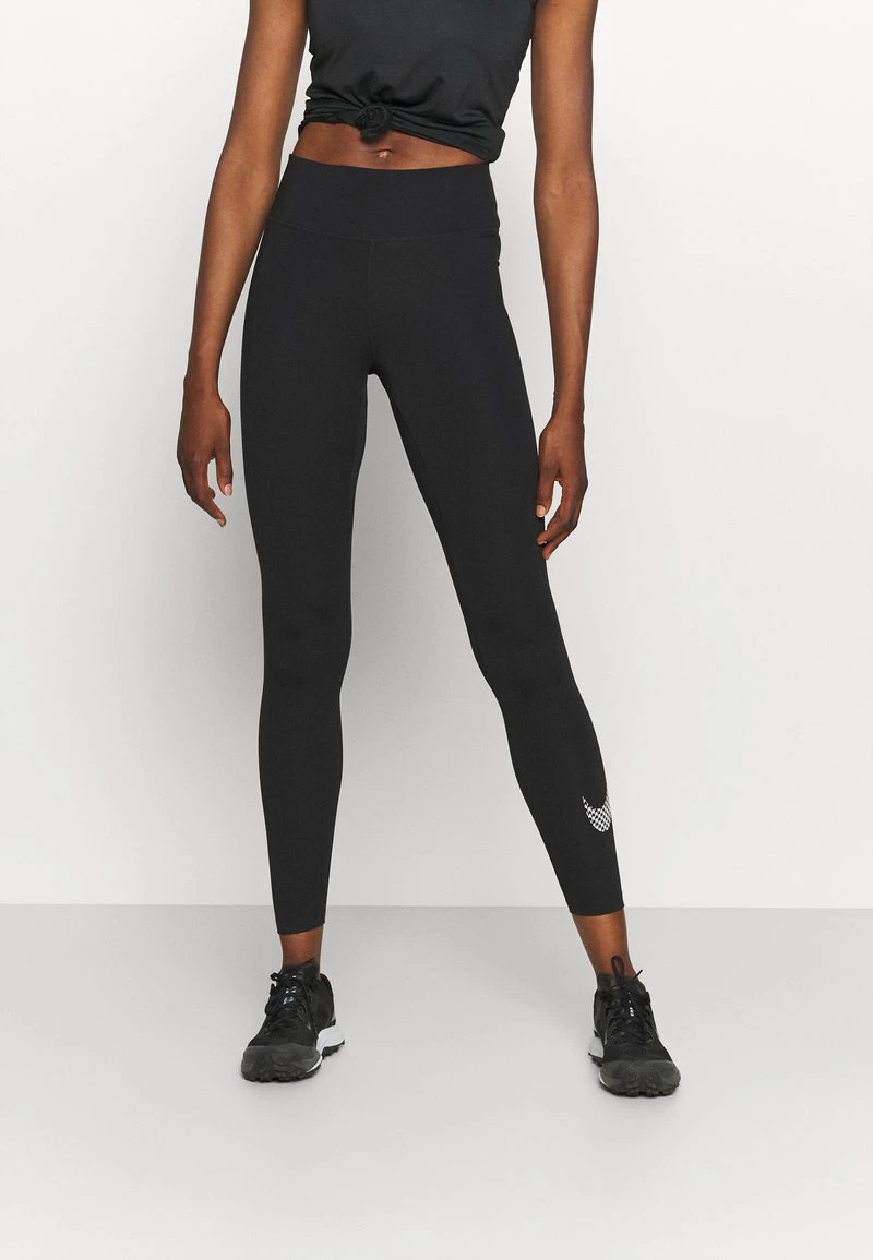 Nike Performance Damen ONE - Tights - Black/white 1 Nike Performance Damen ONE - Tights - Black/white
