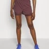 Nike Performance Damen TEMPO LUXE SHORT - Kurze Sporthose - Dark Wine/venice/reflective Silver