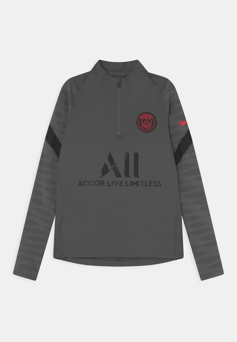 Nike Performance PARIS ST. GERMAIN UNISEX - Langarmshirt - Dark Grey/black/siren Red 1 Nike Performance PARIS ST. GERMAIN UNISEX - Langarmshirt - Dark Grey/black/siren Red