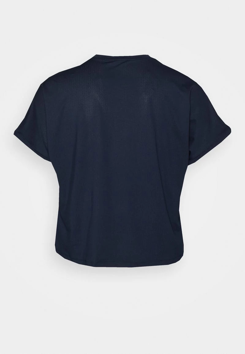 Nike Performance Damen PLUS - Sport T-shirt - Obsidian/white 2 Nike Performance Damen PLUS - Sport T-shirt - Obsidian/white – Bild 2