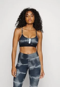Nike Performance INDY DYE - Sport-BH Mit Leichter Stützkraft - Black/white | Damen