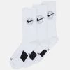 Nike Performance BASKETBALL SOCKS 3 PACK - Sportsocken - White/black | Herren