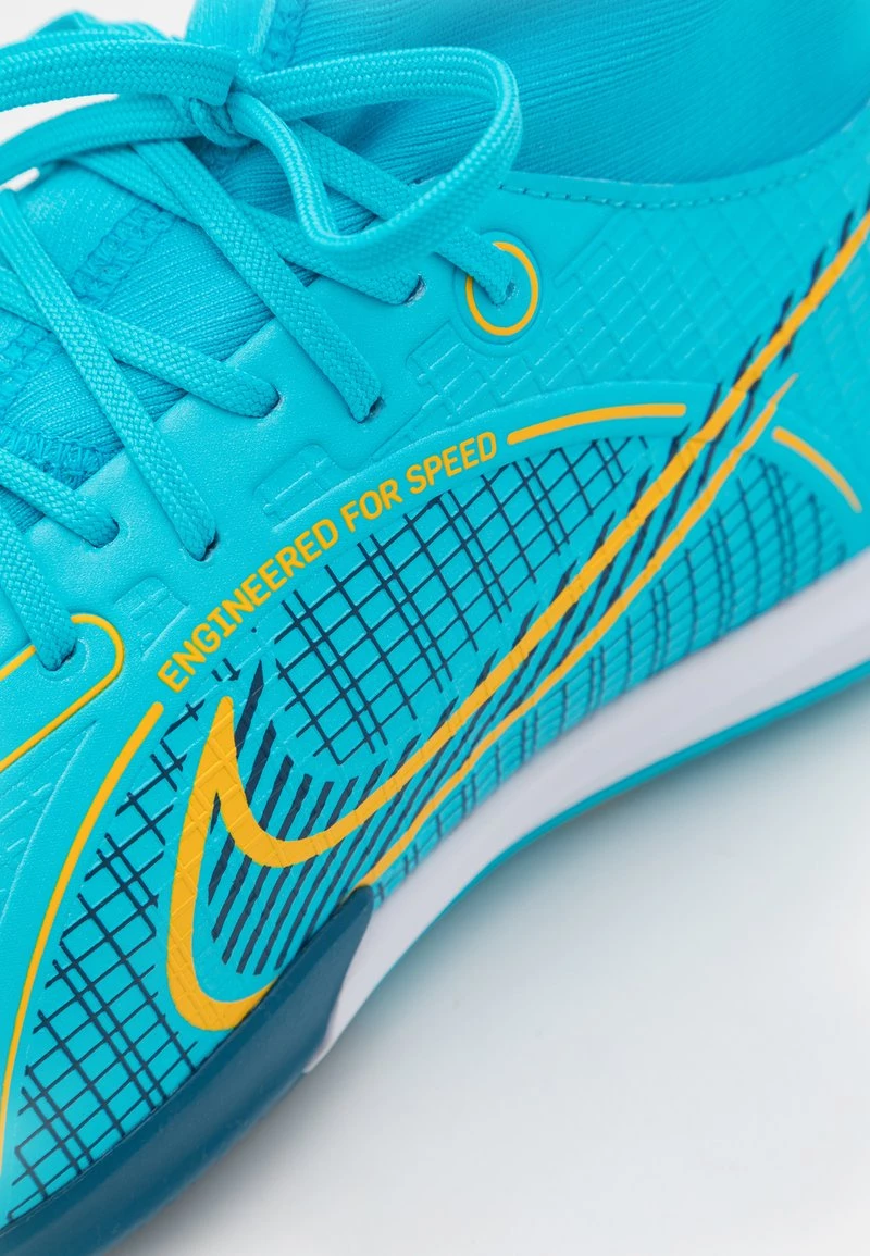 Nike Performance MERCURIAL 8 ACADEMY IC UNISEX - Fußballschuh Halle - Chlorine Blue/laser Orange/marina 6 Nike Performance MERCURIAL 8 ACADEMY IC UNISEX - Fußballschuh Halle - Chlorine Blue/laser Orange/marina – Bild 6