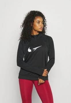 Nike Performance RUN - Langarmshirt - Black/off Noir/white | Damen