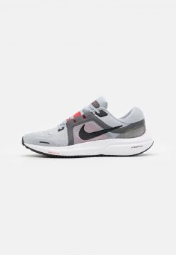Nike Performance AIR ZOOM VOMERO 16 - Laufschuh Neutral - Wolf Grey/black/iron Grey/light Crimson/white | Herren