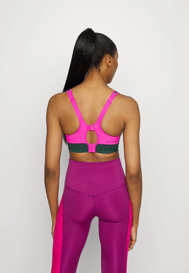 Nike Performance ALPHA BRA - Sport-BH Mit Starker Stützkraft - Pro Green/active Pink | Damen 3 Nike Performance ALPHA BRA - Sport-BH Mit Starker Stützkraft - Pro Green/active Pink | Damen – Bild 3