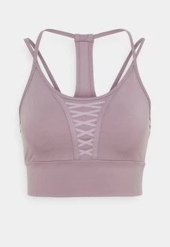 Nike Performance DRY LACING LUX - Sport T-shirt - Purple Smoke | Damen