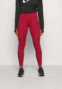 Nike Performance Damen ONE - Tights - Pomegranate/black