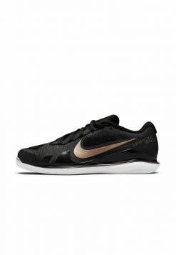 Nike Performance AIR ZOOM VAPOR PRO CLAY - Tennisschuh Für Sandplätze - Black/white/metallic Red Bronze | Damen
