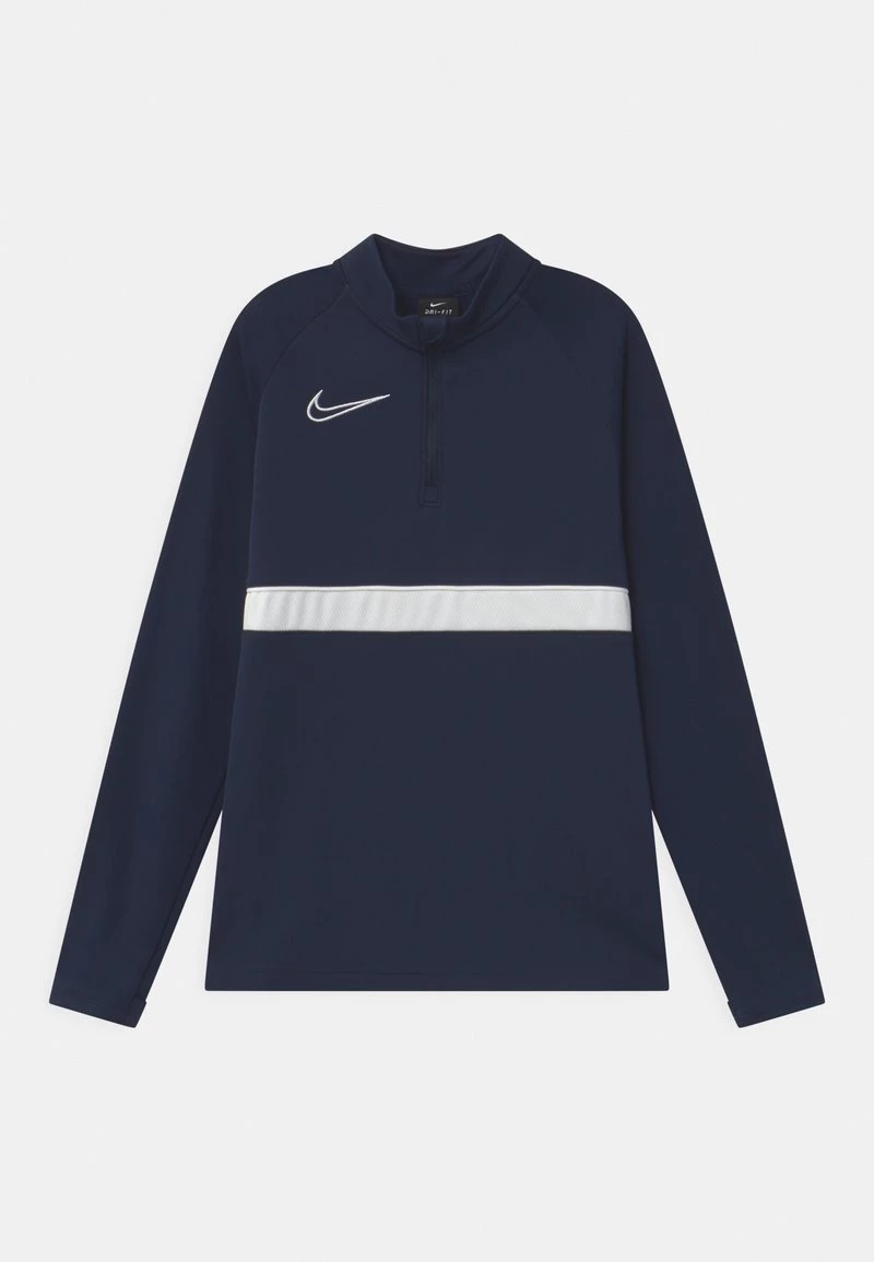Nike Performance Unisex SWEATSHIRT DF ACD21 DRIL TOP - Langarmshirt - Obsidian/white 1 Nike Performance Unisex SWEATSHIRT DF ACD21 DRIL TOP - Langarmshirt - Obsidian/white