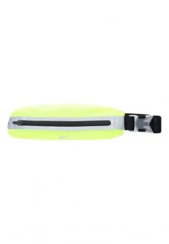 Nike Performance SLIM WAISTPACK UNISEX - Gürteltasche - Gelbschwarzsilber