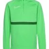 Nike Performance SWEATSHIRT DF ACD21 DRIL TOP - Langarmshirt - Light Green Spark / White / Pine Green | Unisex
