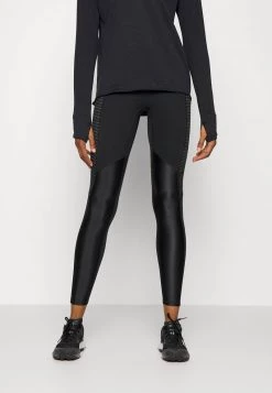 Nike Performance Damen RUN EPIC LUX - Tights - Black/atomic Orange
